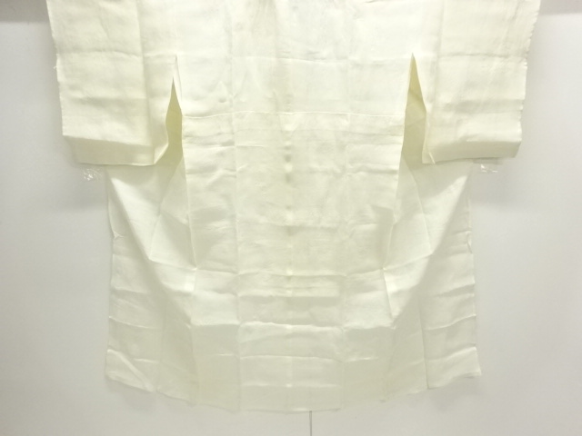 アンティーク　本麻すかし織草花模様長襦袢